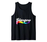Glasgow Scotland Gay Pride LGBTQ+ Parade Celebration Rainbow Tank Top