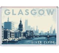 Glasgow - Scotland - River Clyde - Jumbo Artistic Fridge Magnet 96 x 67mm BBSFHM3213