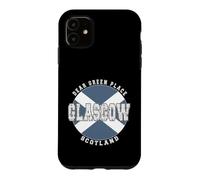 Glasgow Scotland, Vintage Scottish flag Case for iPhone 11
