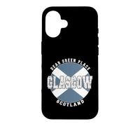 Glasgow Scotland, Vintage Scottish flag Case for iPhone 16