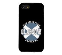 Glasgow Scotland, Vintage Scottish flag Case for iPhone SE (2020) / 7/8