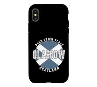 Glasgow Scotland, Vintage Scottish flag Case for iPhone X/XS