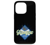 Glasgow UK City Scotland Retro Bagpipes Vintage Souvenir Case for iPhone 13 Pro