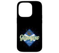 Glasgow UK City Scotland Retro Bagpipes Vintage Souvenir Case for iPhone 14 Pro