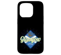 Glasgow UK City Scotland Retro Bagpipes Vintage Souvenir Case for iPhone 15 Pro
