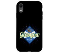 Glasgow UK City Scotland Retro Bagpipes Vintage Souvenir Case for iPhone XR