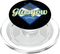 Glasgow UK City Scotland Retro Bagpipes Vintage Souvenir PopSockets PopGrip for MagSafe