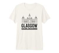 Glasgow United Kingdom Capital City Scottish Landmarks Premium T-Shirt
