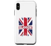 Glasgow - Vintage Union Jack British Flag Case for iPhone XS Max