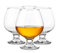 Glasmark Krosno, 350 ml, Set of 4, Cognac Glass, Brandy, Cognac Glasses, high Gloss, Swivel Glasses, Perfect for Home, Restaurants and Parties, Dishwasher Safe