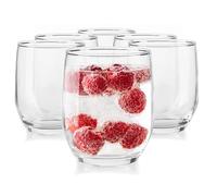 Glasmark Krosno Glasses Set of 6 0.3 Litre Cocktail Glasses Cocktail Drinking Glasses Water Glasses Dishwasher Safe Children's Glasses Small Glasses Juice Glasses 6 x 300 ml
