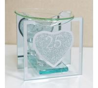 Glass 25th Anniversary Oil Burner