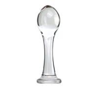 Glass Anal Plug Six-Piece Set Pulling Beads Dual Use Small Dildos Butt Plugs Masturbation Posterior Dilation Adult Sex Toys White Type A One Size