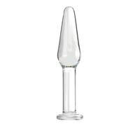 Glass Anal Plug Six-Piece Set Pulling Beads Dual Use Small Dildos Butt Plugs Masturbation Posterior Dilation Adult Sex Toys White Type B One Size