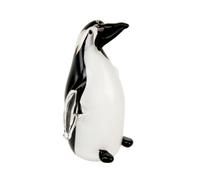 Glass Animal Paperweights Figurine - Black & White Penguin