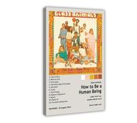 Glass Animals How to Be A Human Being Album Cover Poster Canvas Poster Wall Art Decor Print Picture Paintings for Living Room Bedroom Decoration 08x12inch(20x30cm)