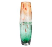 Glass Art Vase, Watermelon, Green, Orange, Waterproof, Glass, Height 49 cm, Flower Vase