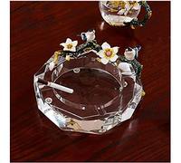 Glass Ashtray Large Creative Personality Living Room Bar Fashion Gift 5.3X18cm