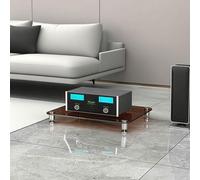 Glass Audio Rack Tower with Media Storage 13 Tier HiFi Media Stand Stereo Cabinet AudioVideo Shelf for Living Room Gaming Room Meeting Space