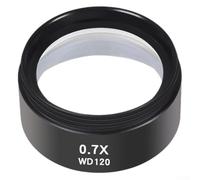 Glass Auxiliary Lens 0 5X 0 7X, Compatible with Trinocular Stereo Zoom Microscopes for Improved Observational Capabilities (0.7X)