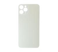 Glass Back Compatible With iPhone 11 Pro Plain in White