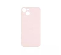 Glass Back For iPhone 13 Plain In Pink
