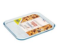 Glass Baking Tray Ovenproof Heat Resistant Scratch Resistant 32x26cm Safe for Dishwasher, Refrigerator, Freezer (1)