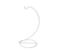 Glass Ball Hanger Hanging Plant Stands Ornament Stand Holder for Balls Spiral Design Iron Rack Air Terrarium Wedding Home Office Garden White