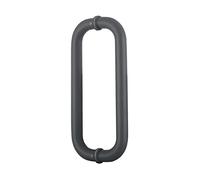 Glass Barn Door Handle - Push Pull Bar for Stylish Sliding Doors, Durable & Easy Installation for Home Decor