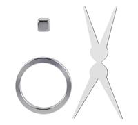 Glass Bead Magnet for Fingernails, Multifunctional Magnetic Ring for Manicure, Spherical Magnets for Nails, for Women and Girls, DIY at Home and in the Salon with French