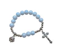 Glass Beads Bracelet with Colorful Pendant - Adjustable Handmade Spiritual Jewelry for Believers, Women, Gift Giving, Everyday Wear & Special