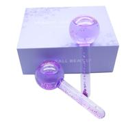 Glass Beauty Ice Hockey Pack of 2 Facial Massage Eye Care Soothe Skin Promote Circulation Reduce Puffiness Multi Purpose Use Firming Anti Wrinkle