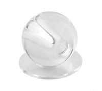 Glass Billiard Trainer for Pool Snooker and Balance Accurate Practice Device with 16mm/18mm Base Cue Stable Hitting Aid for Hole Shot Alignment - Transparent Training(ID 16MM)