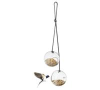 Bird feeding tray glass transparent / Set of 2 - Ø 10 cm - Eva Solo Transparent