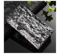 Glass Block, Glass Blocks 20x10x5 cm Multicolor Light Transmission Cuttable Impact-Resistant for Home Office DIY Partitions(Dark Grey)