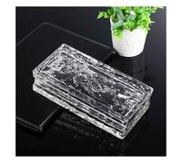 Glass Blocks Office Decorative Partition Wall，Transparent Glass Blocks，for Home Bathroom Decoration(Style2)