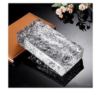 Glass Blocks Solid Double-Sided Glass Blocks，room Divider Partition，High Transparency，for Architectural Decoration (Style 3)