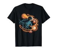 Glass Blowing Artist Molten Vessel Studio Illustration Art T-Shirt