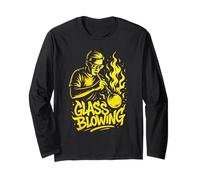 Glass Blowing Graffiti Artwork Long Sleeve T-Shirt