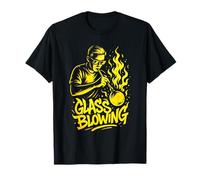 Glass Blowing Graffiti Artwork T-Shirt