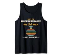 Glass Blowing - Never Underestimate an Old Man - Glassblower Tank Top
