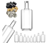 Glass Bottle 700ml GPI Screw Caps Bottle 0.7L Spirit Whisky Gin Juice Vodka - Home Brew - Fill Yourself DIY Decanter (1)