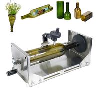 Glass Bottle Cutter Kit, Adjustable 360° Rotating Blade, DIY Tool for Crafting Round & Square Bottles, Ideal for Wine Beer Bottle Projects and Flower Pots