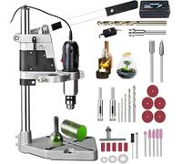 Glass Bottle Cutter Kit with 36 Tools for Drilling Sanding Polishing Grinding Cutting Wine Bottles