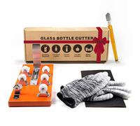 Glass Bottle Cutter - Professional Grade Tool for Precise Cutting: DIY Kit for Wine, Beer, Liquor Bottles with Safety Accessories