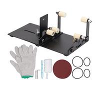 Glass Bottle Cutter Upgraded for Wine Beer Whisky Champagne Water Soda Black with Large Cutting Range and 8 Support Wheels Cutting Tool DIY Bottles (11PC)
