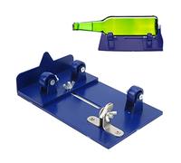Glass Bottle Cutter with Sandpaper, Thickened High Strength Bottle Cutter & Glass Cutter Bottle Cutting Tool DIY Machine for Cutting Wine, Beer, Liquor, Whiskey, Alcohol, Champagne(Blue)