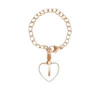 Glass & Bottle Letter Charm Accessories for Cup Name ID Handle Heart Shape Initial Identification Charms Thoughtful for Xmas (I, One Size)