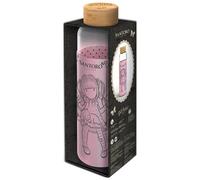 Glass bottle with silicone lid for girls Stor Gorjuss Noir 585 ml