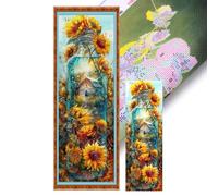 Glass BottleF Full 11CT 3 Strands DIY Stamped Cross Stitch Kit Large Size30x90cm